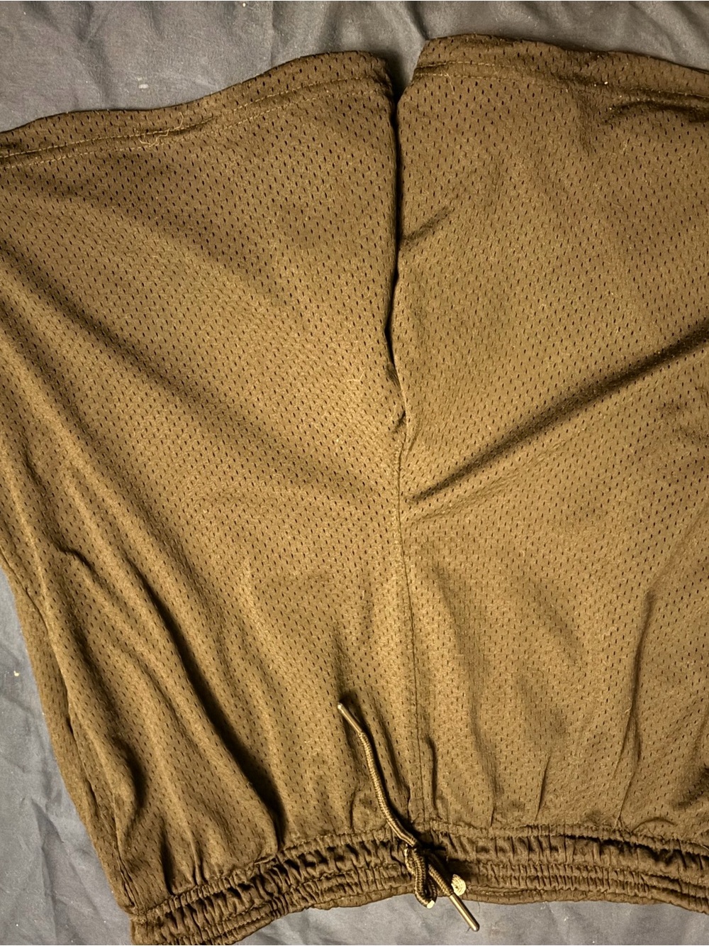 NBA Men's Tan Lightweight Mesh Joggers
